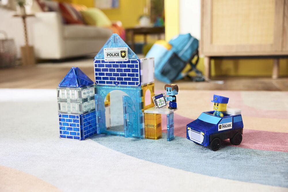 MAGNA-TILES - Police Patrol - 20 stuks