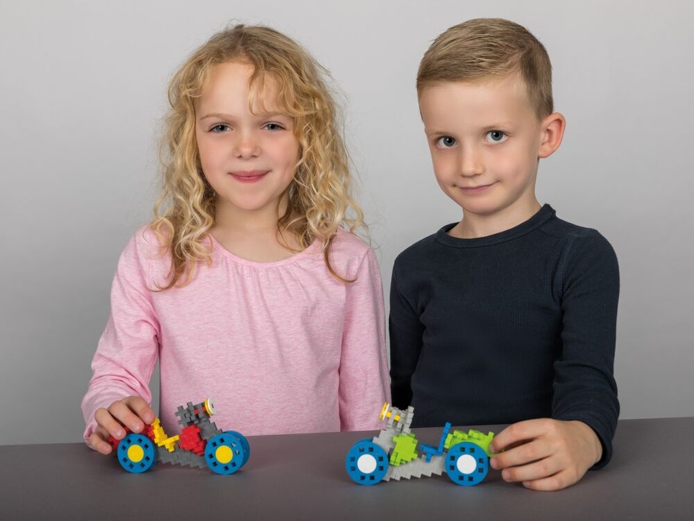 Learn to build Plus-Plus voertuigen (500st)