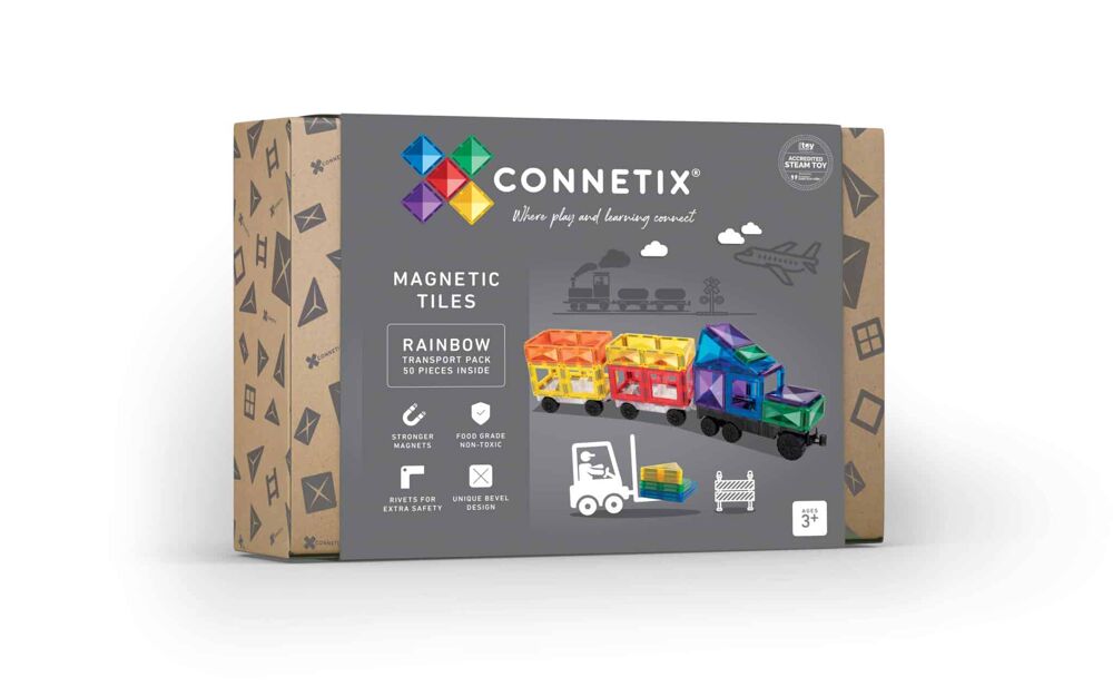 Connetix Rainbow Transport - 50 stuks