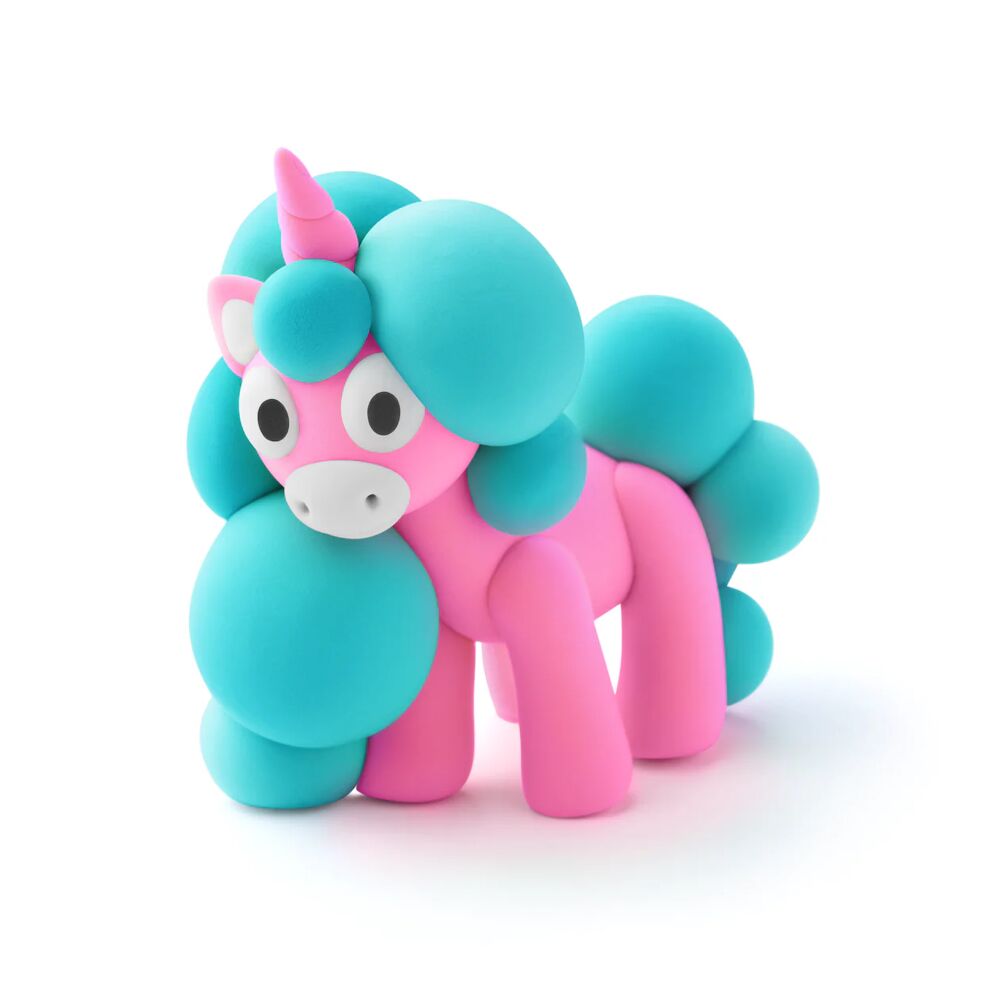 Boetseerklei Unicorns - 6 figuren