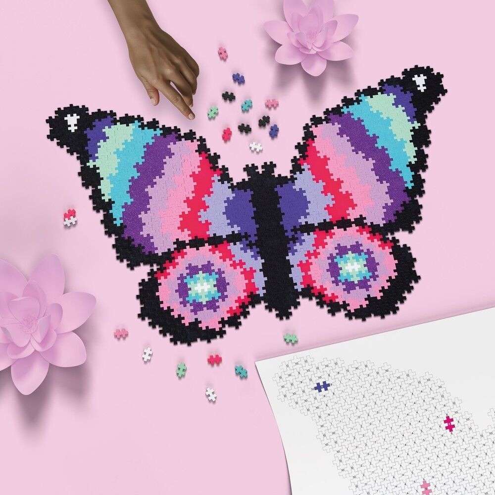 Puzzle by number Plus-Plus vlinder (800st)