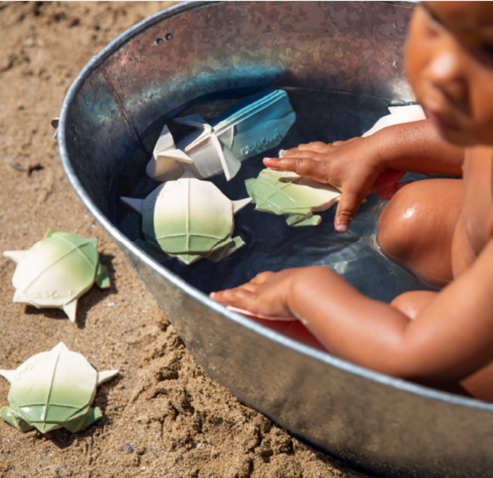 H2Origami bad- en bijtspeelgoed schildpad