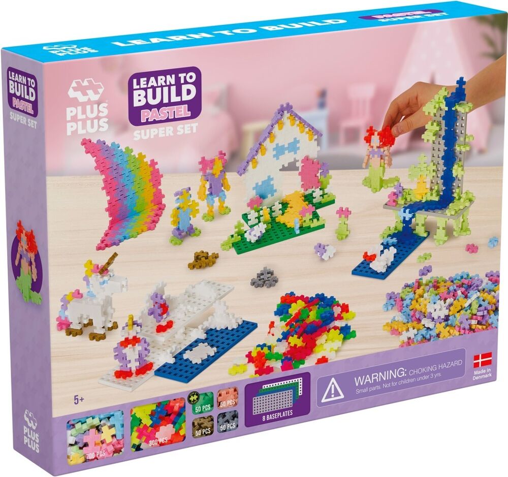 Learn to build Plus-Plus Pastel (1200st)