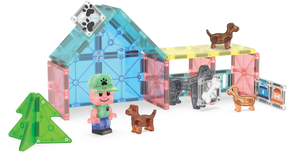 MAGNA-TILES - Puppy Park - 27 stuks