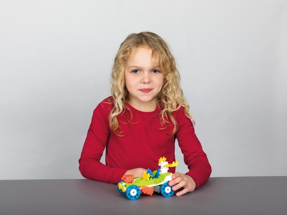 Learn to build Plus-Plus voertuigen (500st)