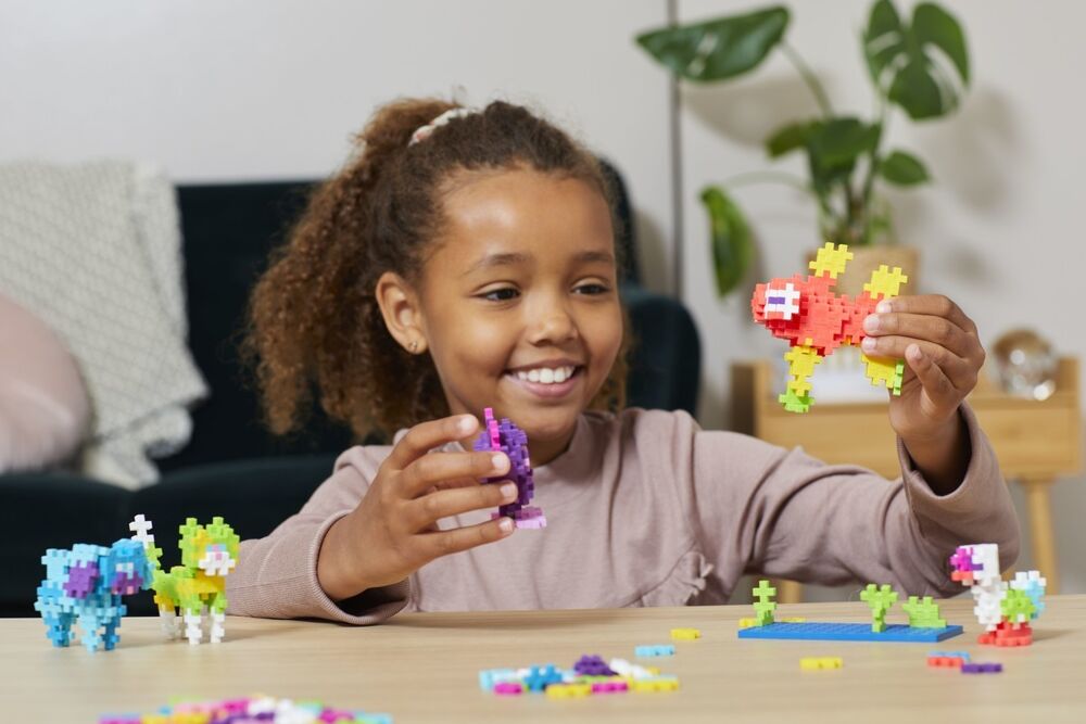 Learn to build Plus-Plus Dieren (275st)