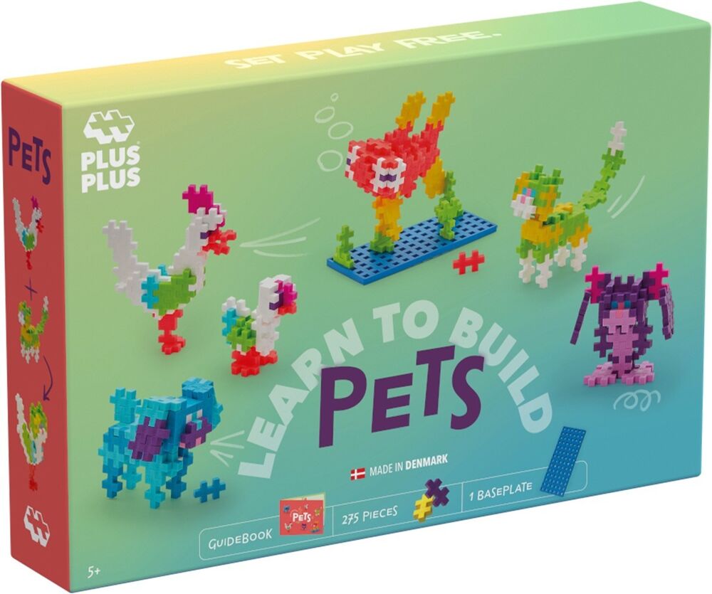 Learn to build Plus-Plus Dieren (275st)