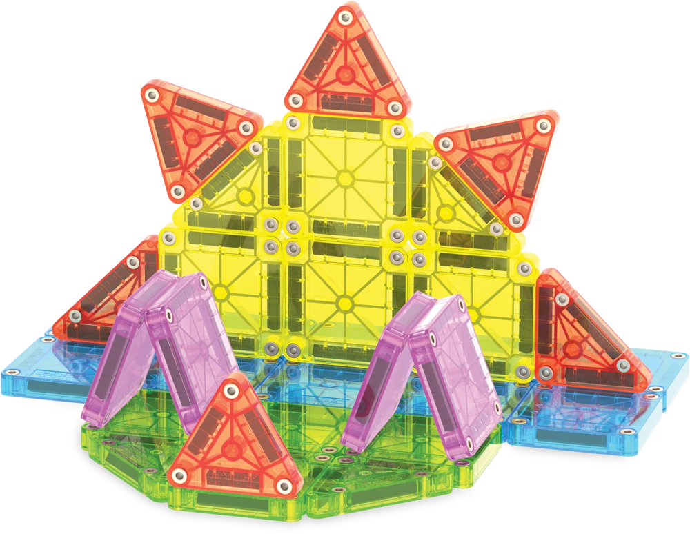 MAGNA-TILES - Reisset Deluxe - 55 stuks