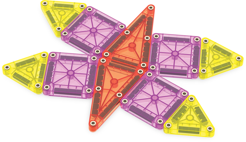 MAGNA-TILES - Reisset Deluxe - 55 stuks