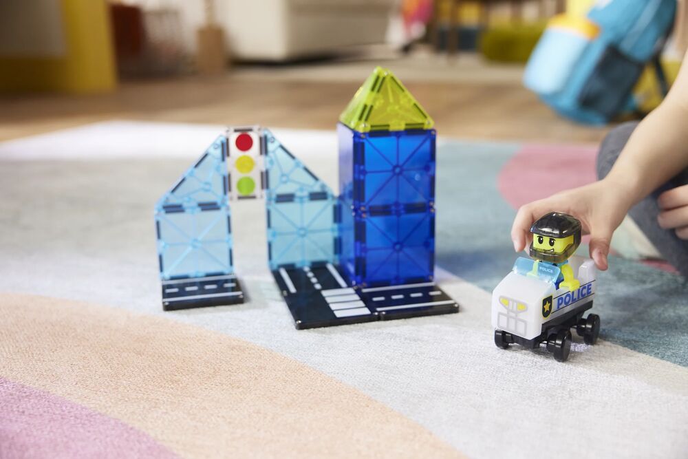 MAGNA-TILES - Police Patrol - 20 stuks