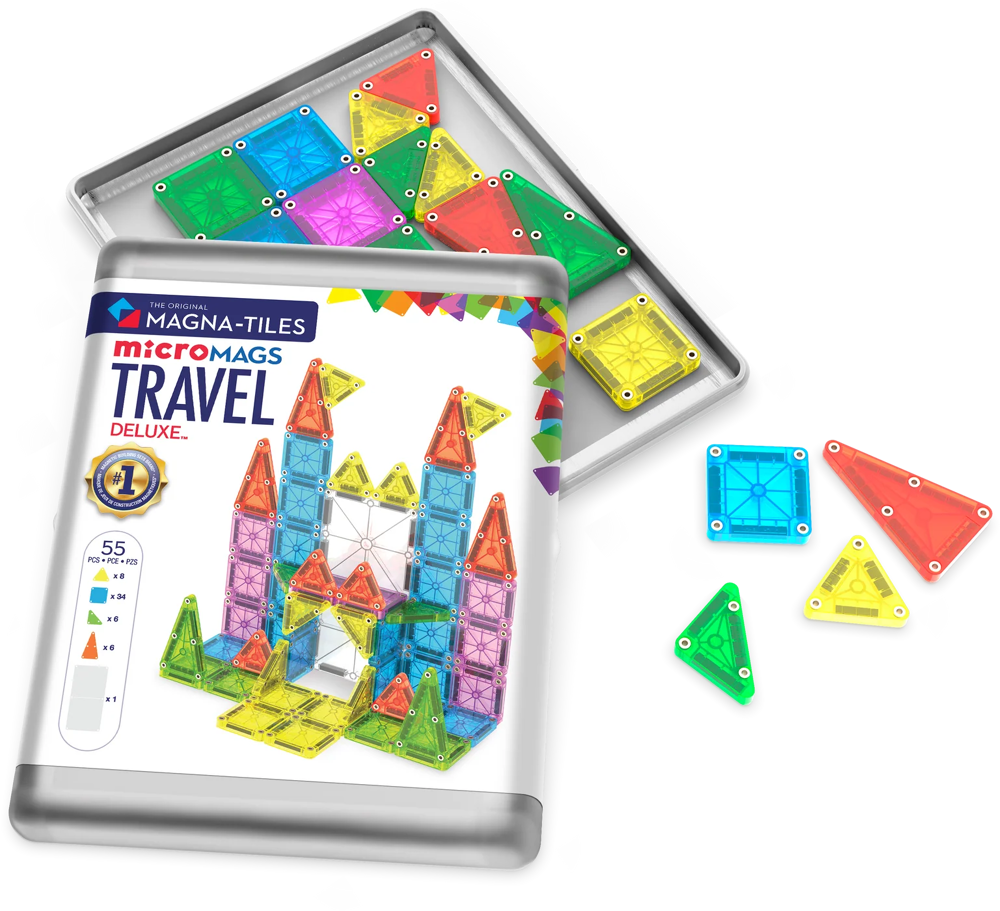 MAGNA-TILES - Reisset Deluxe - 55 stuks