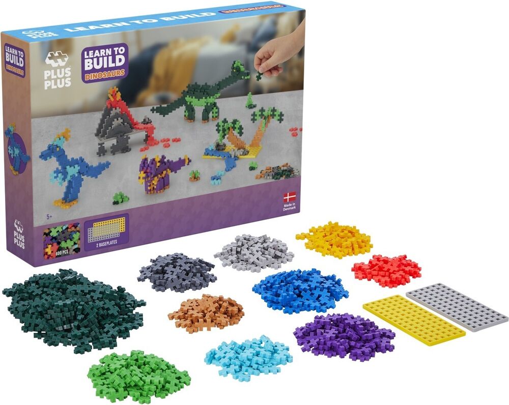 Learn to build Plus-Plus Dino's (600st)