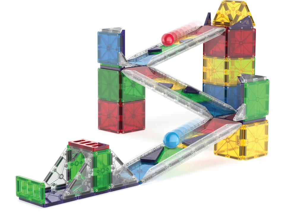 MAGNA-TILES - Rail Racers Deluxe - 90 stuks