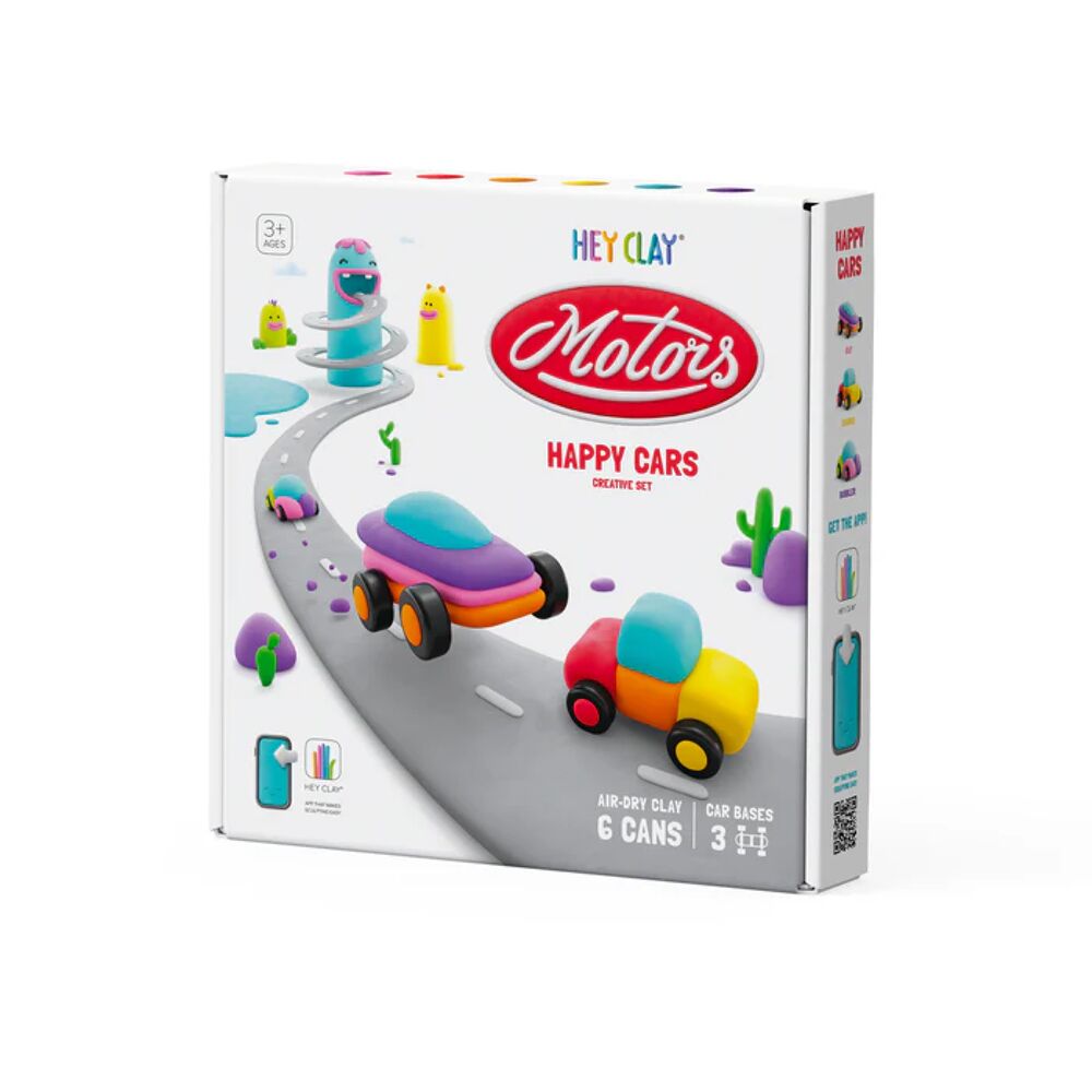 HeyClay - Happy Cars - 3 autos
