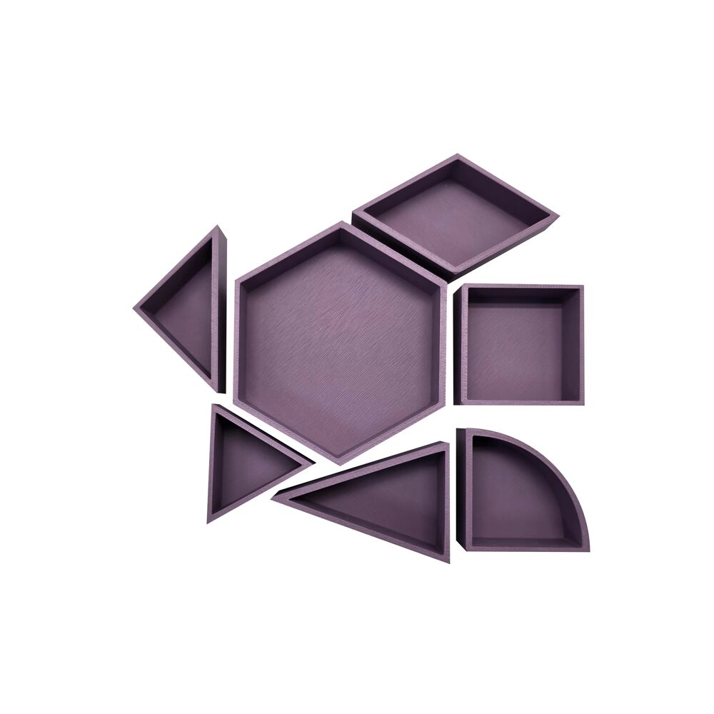 Grennn speelbakje Mandigo - Paars - Gelijkbenige driehoek - F2