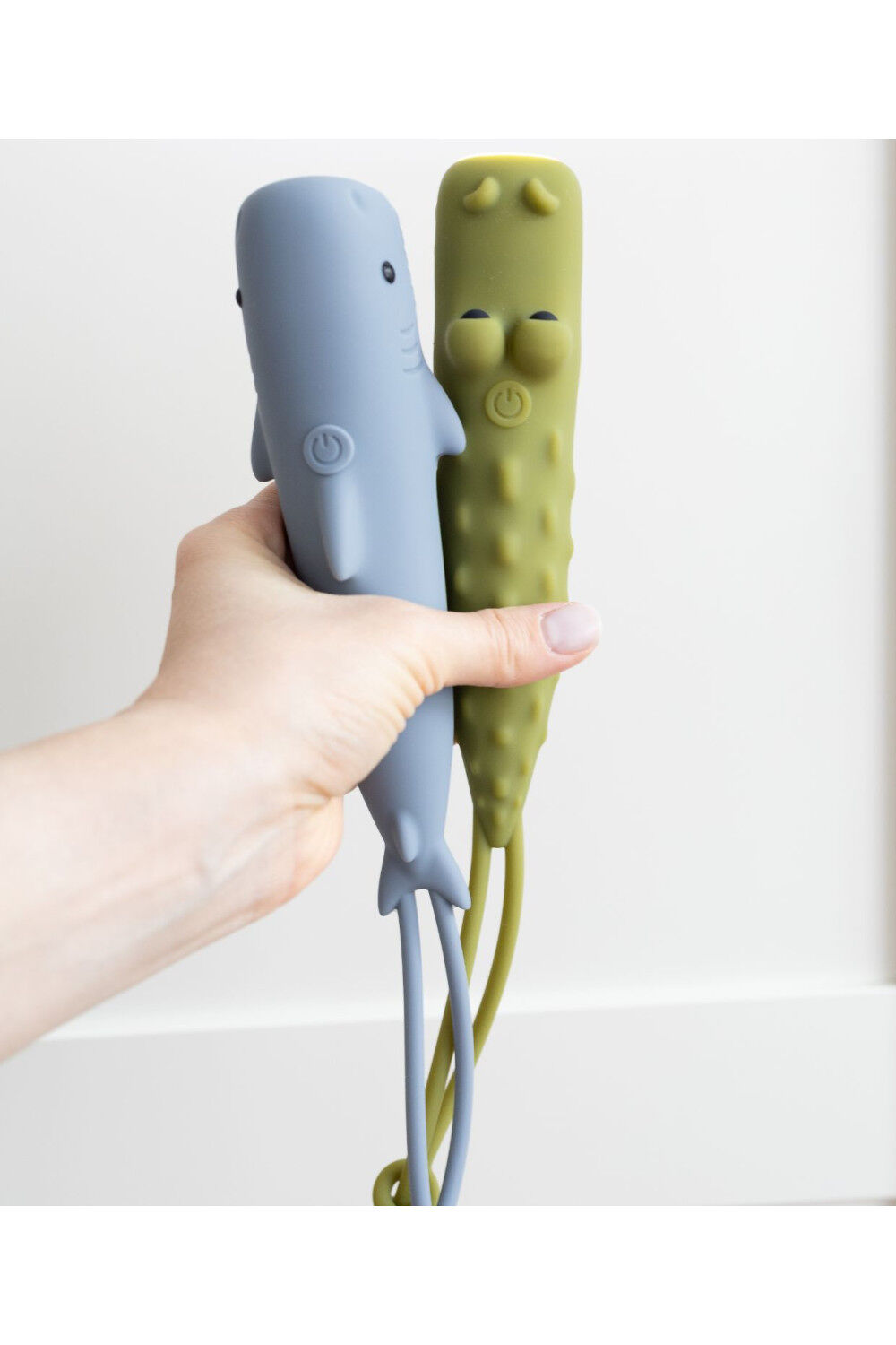 Siliconen kinderzaklamp - Haai