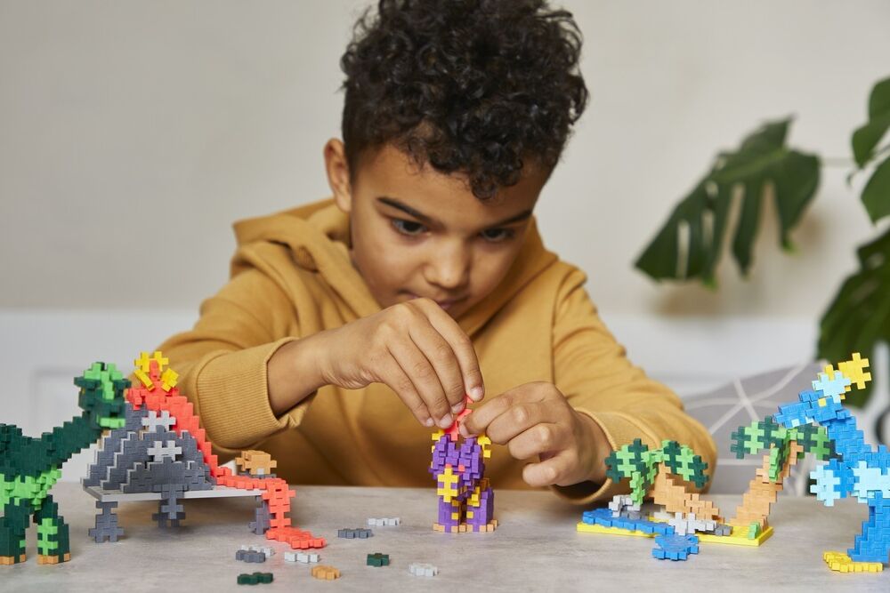 Learn to build Plus-Plus Dino's (600st)