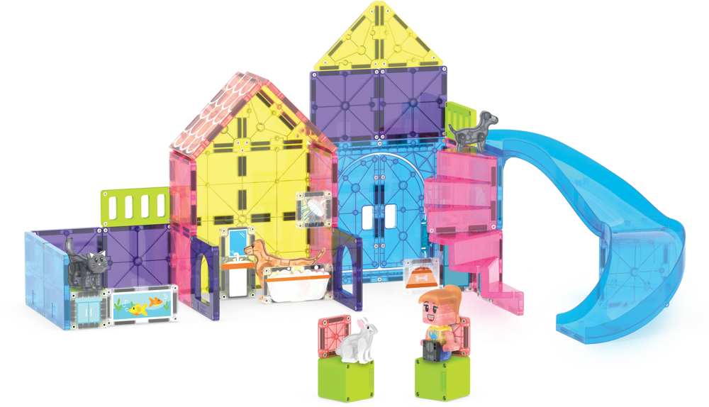 MAGNA-TILES - Pet Playhouse - 50 stuks