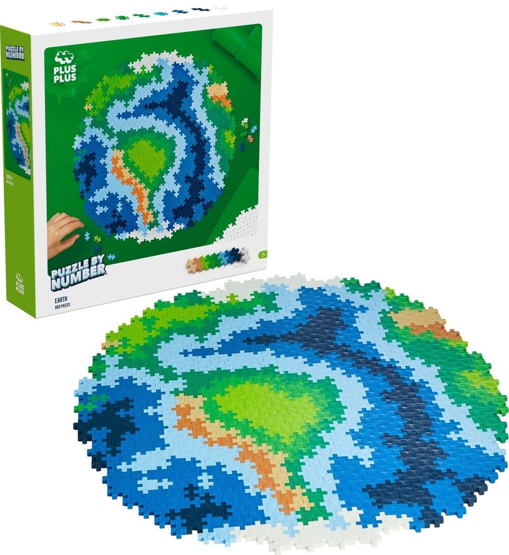 Puzzle by number Plus-Plus Aarde (800st)