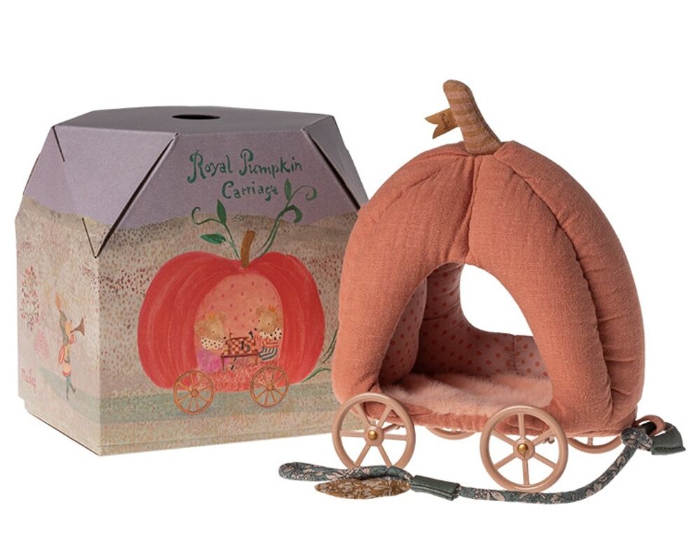 Pompoen koets voor Maileg muis