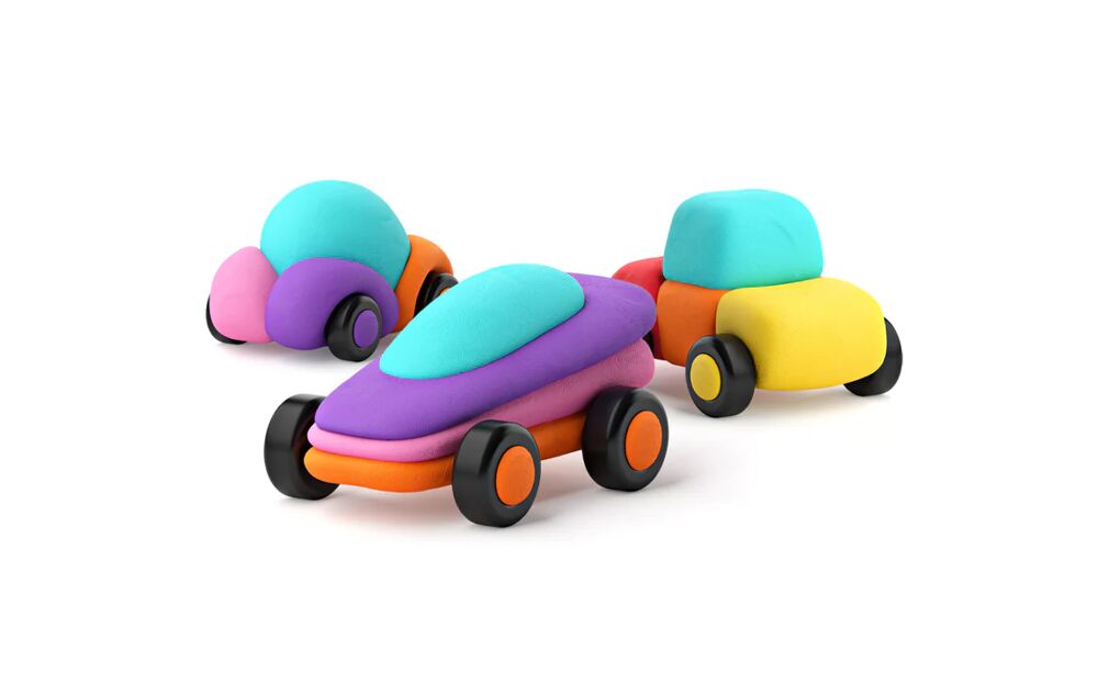 HeyClay - Happy Cars - 3 autos