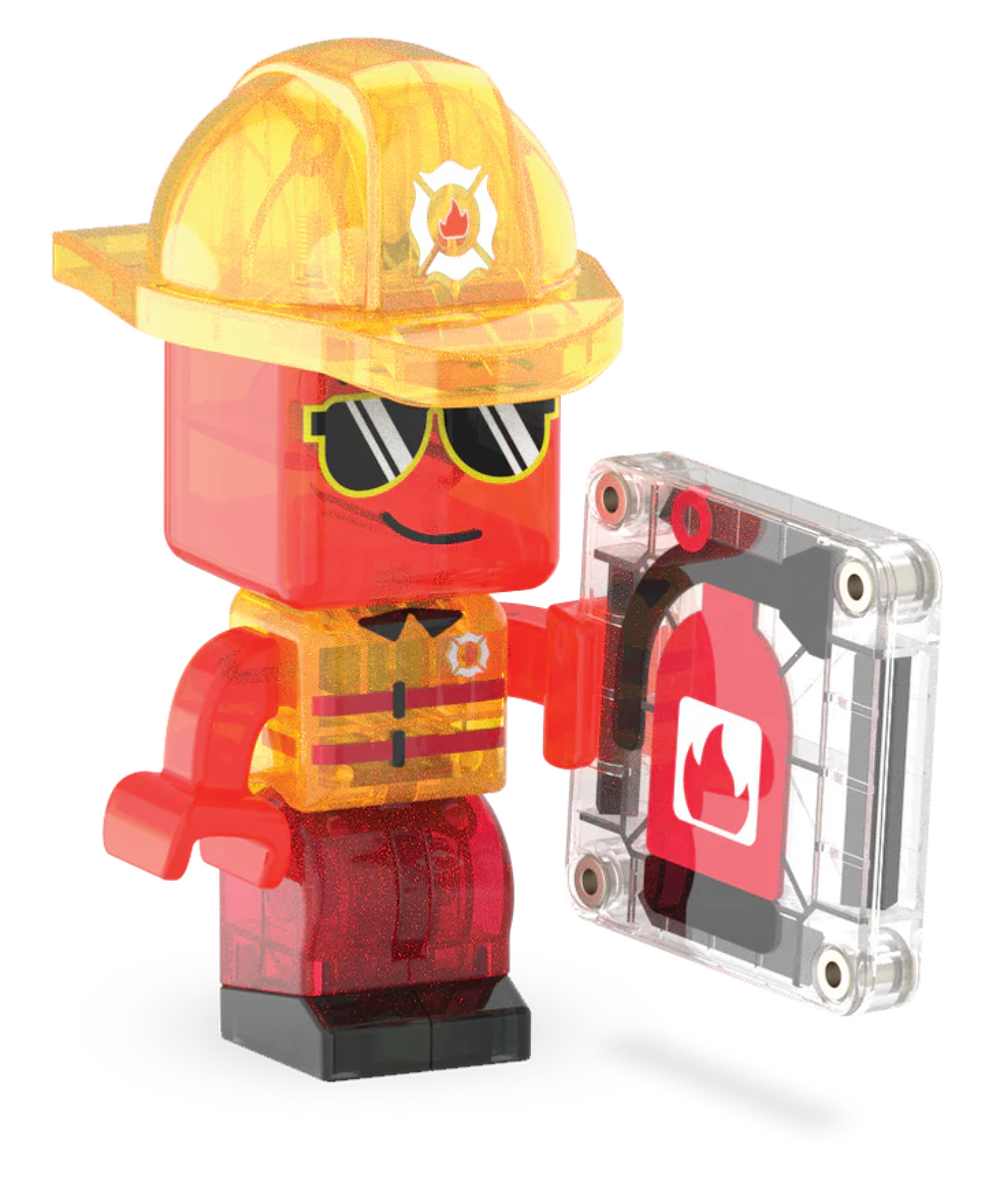MAGNA-TILES - Fire Station - 27 stuks