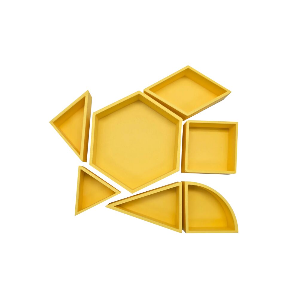 Grennn speelbakje Mandigo - Geel - Vierkant - A1