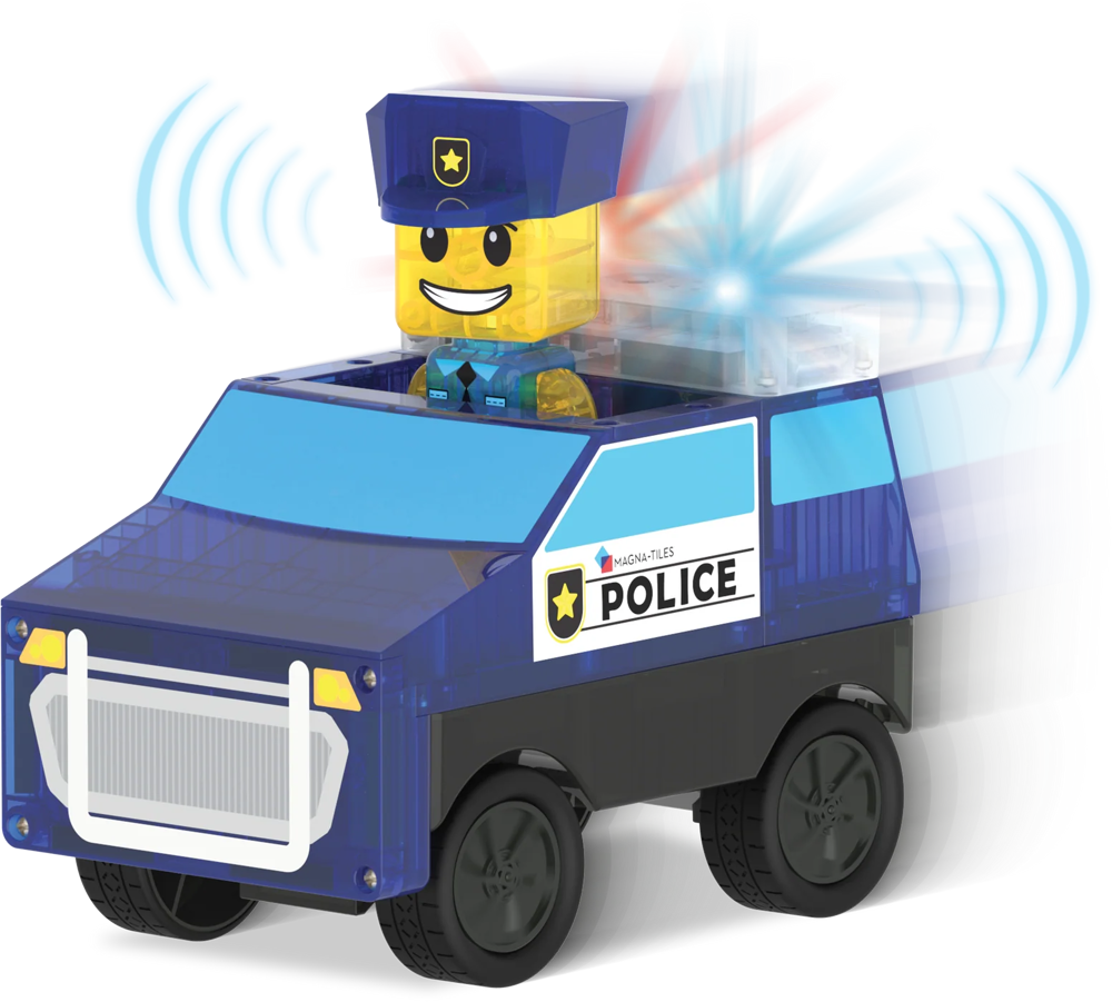 MAGNA-TILES - Politiebureau - 35 stuks